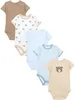 TupTam babyromper met korte mouwen, effen kleuren, 5-delige Productafbeelding-voorbeeld 8