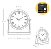 Goldene Tischuhr auf Metallständer KORA, Ø 21 cm Produktbild-Vorschau 6