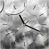 Wanduhr aus Glas mit Motiv Metallische Scheiben- 30 x 30 cm Produktbild-Vorschau 1