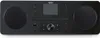 A black HAMA radio with CD player and display is shown from the front against a white background. Produktbild-Vorschau