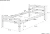 Einzelbett Buche massiv 90x200 Bettgestell und wählbare Produktbild-Vorschau 6