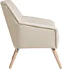 Max Winzer Sessel Alegro - Kunstleder beige - Maße: 67 x 71 Produktbild-Vorschau 4