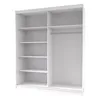 Schwebetürenschrank Kleiderschrank Schrank 183 cm Produktbild-Vorschau 3