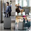 Hartschalen-Trolley ABS Handgepäckkoffer Business-Koffer Produktbild-Vorschau 2