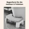1er WC-Hocker 'SquatEase' – Grau – Abnehmbar, rutschfest & Produktbild-Vorschau 3