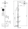 Colonne Douche Argent Alu+ 260 Voir les images du produit 15