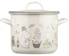 Muurla Mumins Bon Appetit Topf 2,5 l Emaille beige, Produktbild-Vorschau 1