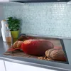Spritzschutz Herdabdeckplatte Schneidebrett aus Glas Apfel Produktbild-Vorschau 2