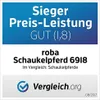 roba Schaukelpferd, Schaukeltier Massivholz natur rot, Produktbild-Vorschau 14