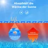 Solárna plachta na bazén Wiltec Ø 5 m, modrá, ohrev bazéna Náhľad obrázku produktu 3