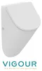 VIGOUR DERBY V3 Urinal CeramicPlus Beschichtung spülrandlos Produktbild-Vorschau 1