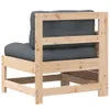 The Living Store Gartensofa mit Armlehne und Kissen Produktbild-Vorschau 7