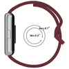 A smartwatch strap is shown with a size chart indicating minimum and maximum wrist sizes. Produktbild-Vorschau