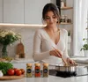 Gewürzgläser Set 12 Stück 120ml mit Deckel Gewürzbehälter Produktbild-Vorschau 4