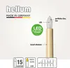 Hellum Lichterkette Riffelkerze klar Innen 15tlg; 811544 Produktbild-Vorschau 2
