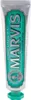 A close-up studio shot of a tube of Marvis toothpaste. Náhled obrázku produktu