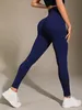 Damen Leggings Gerippt Nahtlos - Hoher Bund - Größe L - Produktbild-Vorschau 3