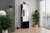 byLIVING Kompaktgarderobe ANDORRA / Weiß, schwarz / Produktbild-Vorschau 2