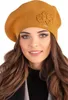 Vivisence damen baskenmütze eleganter wintermütze und schal Produktbild-Vorschau 3
