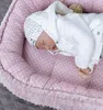 Mini PUNKTE Rosa/ MINKY ROSA Babynestchen Unterlage 2 Tlg Produktbild-Vorschau 4