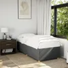 vidaXL Bettgestell ohne Matratze Dunkelgrau 80x200 cm Stoff Produktbild-Vorschau 2
