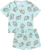 Pusheen - Pyžamo s krátkymi nohavicami pre dievčatá Náhľad obrázku produktu 3