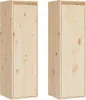 Two identical wooden cabinets are displayed side by side against a white background. Voir les images du produit