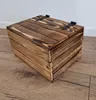 2 Holzkisten Mit Klappe, Kästen Mit Deckel, Holzkisten, Zur Produktbild-Vorschau 8