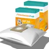 A product shot of vacuum cleaner bags and their packaging. Produktbild-Vorschau