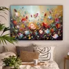 MuchoWow© Leinwand Bilder 120x80 cm - Design: Blumenfeld, Produktbild-Vorschau 2