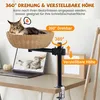 Katzenbett für Schreibtisch - 360°Drehung, verstellbare Produktbild-Vorschau 4