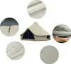 Glampingzelt KING CAMP Khan 400 x 400 x 270 cm Produktbild-Vorschau 5