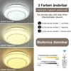 Deckenleuchten, 40cm 24w Dimmbar Wohnzimmer Schlafzimmer Produktbild-Vorschau 5