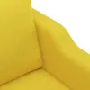 Design 4-tlg. Sofagarnitur mit Kissen Hellgelb Stoff, Produktbild-Vorschau 7