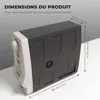JSDA JD5500, Profi Nagelfräser 35000 U/min mit Fußpedal für Produktbild-Vorschau 7