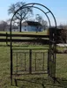 ALEOS. Eleganter XXL Rosenbogen Rankhilfe Pergola mit Tür Produktbild-Vorschau 3