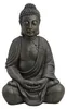 G. Wurm Buddha sitzend in braun aus Poly, H50 cm, Braun, Produktbild-Vorschau 2
