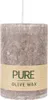 100% PURE, OLIVE WAX, vegane Stumpenkerze, Siena, WENZEL, Produktbild-Vorschau 1