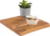 Holzplatte 30x30 cm Arya, Holzbrett Akazie massiv + Produktbild-Vorschau 1