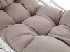 Hängesessel - Polyrattan - Weiß mit grauen Kissen - LUVA Produktbild-Vorschau 7