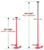VEVOR Unterhub-Stützständer 1 t Rollbar, Höhenverstellbarer Produktbild-Vorschau 8
