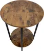 BEGRYF Stolik boczny okrągły z półką - 45x62 cm, stolik w Podgląd zdjęcia produktu 10