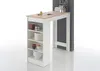 21749 Bartisch mit Regal Weiß / Eiche Sonoma Eiche Sonoma / Produktbild-Vorschau 1
