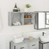 vidaXL Szafka łazienkowa betonowa szara 80x25x40 cm Podgląd zdjęcia produktu 2