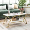 A living room scene featuring a coffee table in front of a sofa. Produktbild-Vorschau