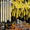 4M 288 LED Icicle Fairy Lights 50cm 8 Tubes Meteor Shower Podgląd zdjęcia produktu 7