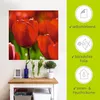ARTland Wandbild, selbstklebend Rote Tulpen in der Sonne Produktbild-Vorschau 2