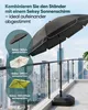 Sekey Sonnenschirmständer Halbrunder Schirmständer 38mm, Produktbild-Vorschau 3