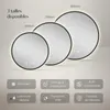 EMKE Miroir de salle de bain rond LED avec éclairage ф60cm Voir les images du produit 7