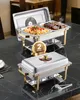 VEVOR Hot Pot Set Chauffe-plats en acier inoxydable avec 4 Voir les images du produit 1